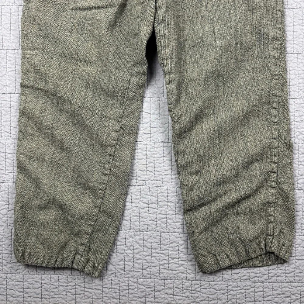 Vintage Ralph Lauren Dress Pants Men's 34x25 Brown Wool‎ Blend Pleated Cropped